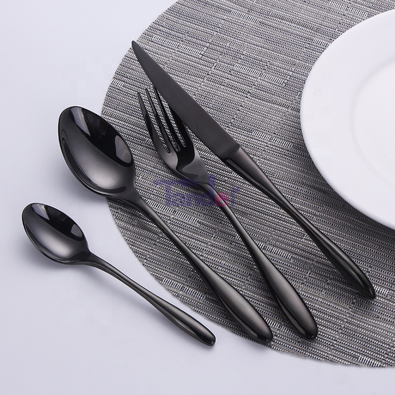 4pc bestek sets 18/8 roestvrij staal diner lepel vork kwaliteit luxe cadeau bestek set