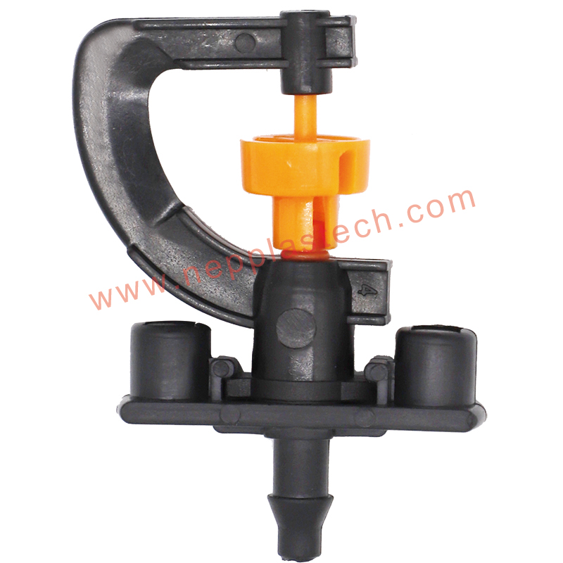 Orchard automatisch irrigatiesysteem micro roterende sproeiers