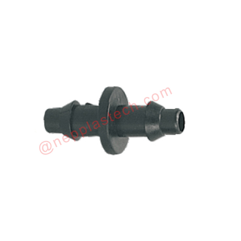 tuinirrigatiesysteem, dubbele prikkel, rechte connectoren 4*7mm slangenknoppen voor bloempotten drivers