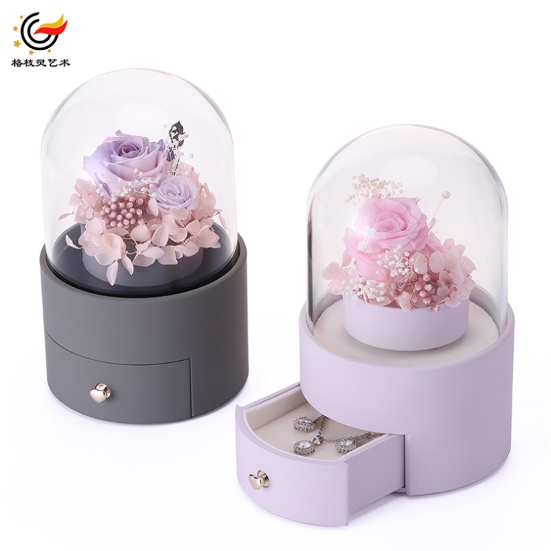 GL-PA0005 Geschenkdoos met bloem