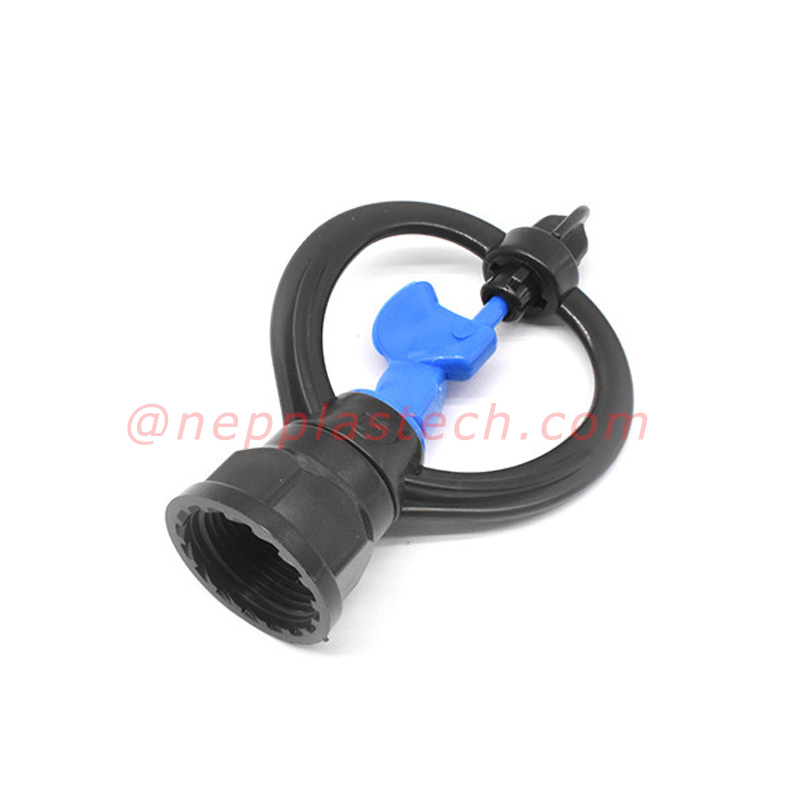 landbouw spray irrigatie apparatuur 1\/2 inch roterende sproeiers kwekerij struik drenken middellange afstand turbine sproeiers