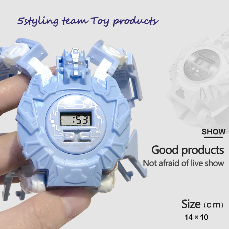 Grensoverschrijdende vervorming kijk op speelgoed machine menselijk elektronisch horloge kinderen 's educatieve speelgoed creatieve geschenk snoep papier