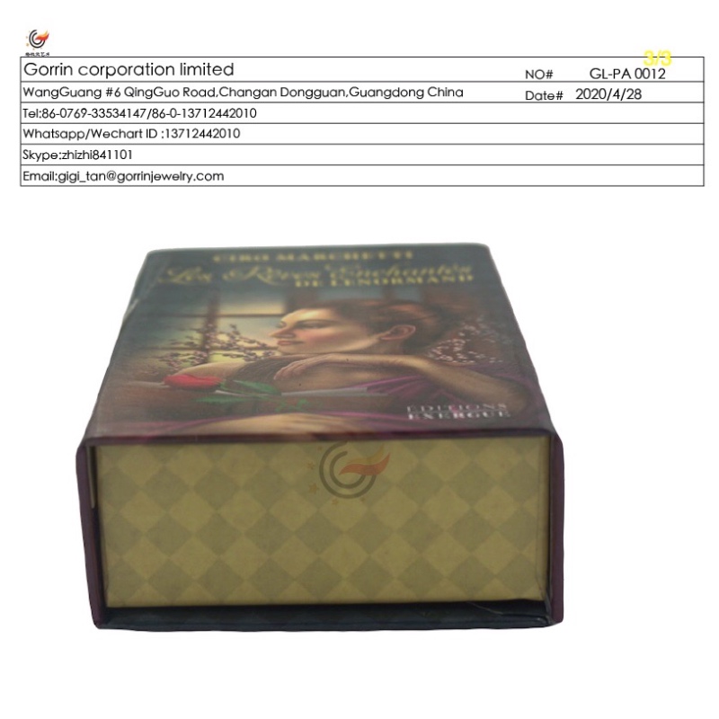 GL-PA0012 parfum geschenkverpakkingen