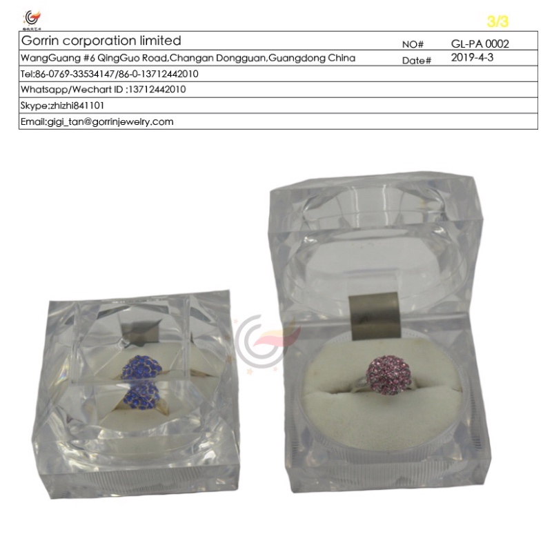 GL-PA0002 Sieraden Ringdoos
