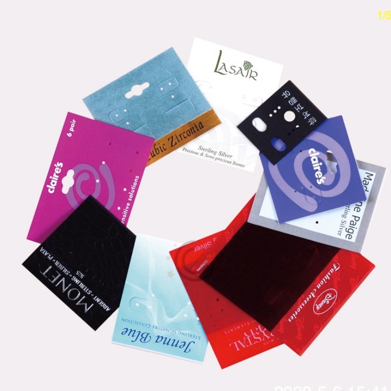 plastic sieraden kaart