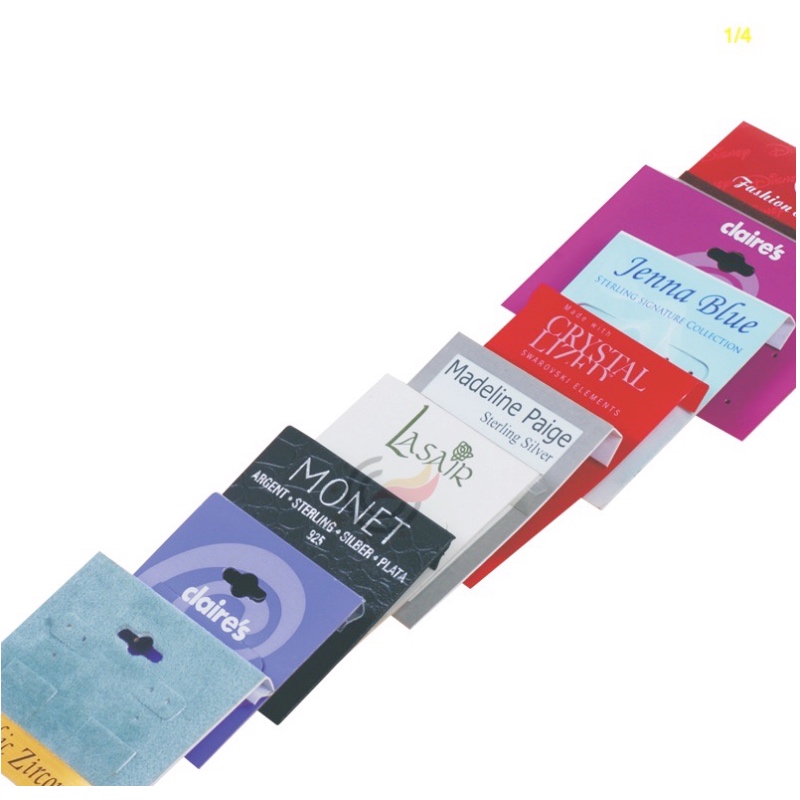 plastic sieraden kaart