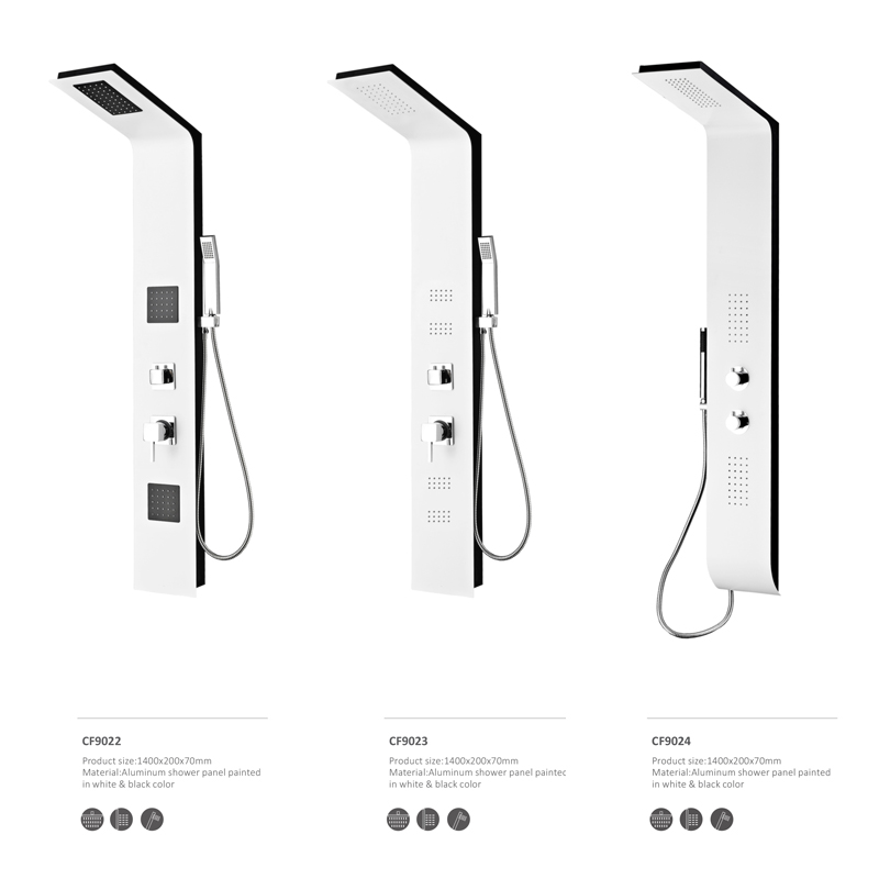 Aluminium douchepaneel CF9020