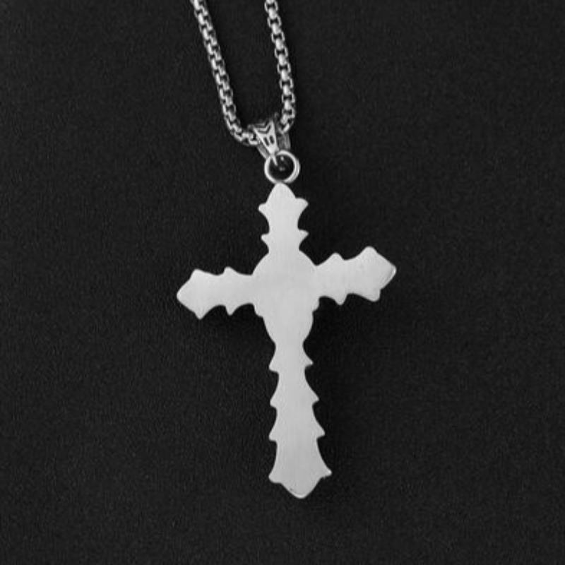 Europese en Amerikaanse accessoires groothandel Europese en Amerikaanse retrogotische mannen's Stainkless Steel Skull Pendant Fashion Cross Skull Pendant