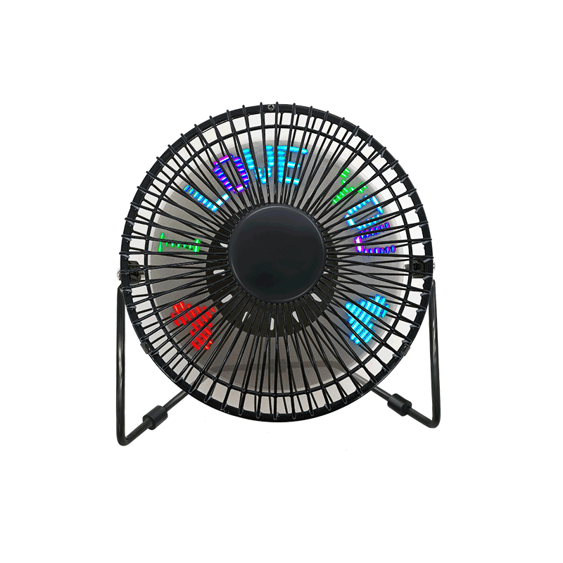 LED-klokdisplayventilator met temperatuur Tijd Datum 6 inch (6B)