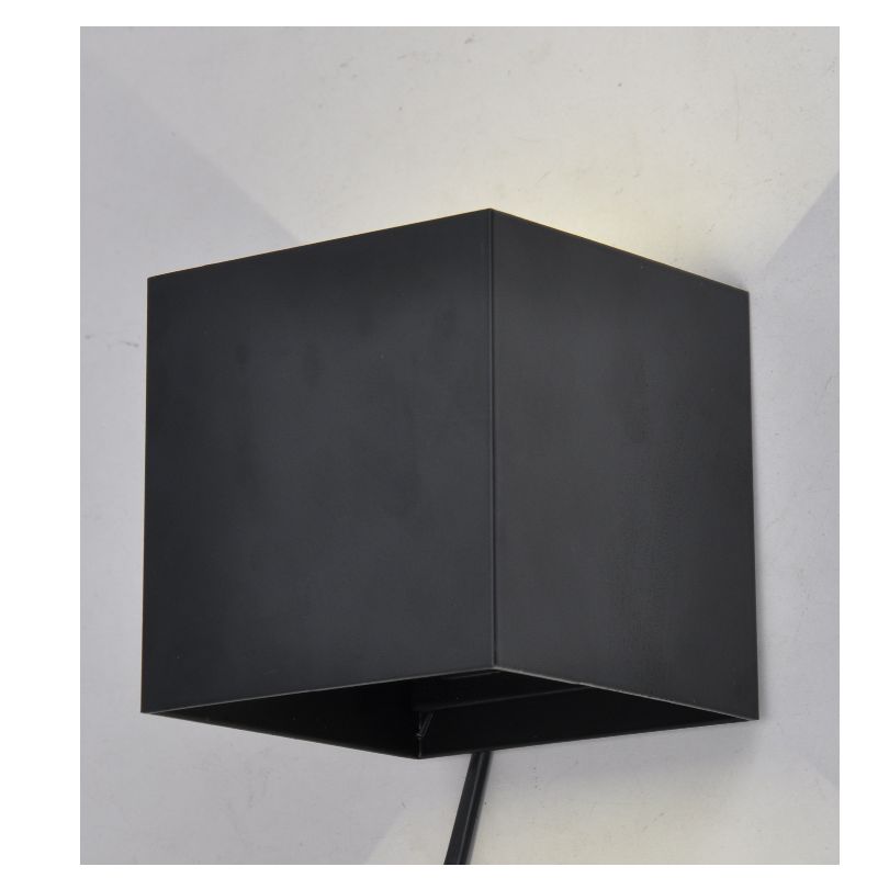 led buitenwandlamp met led-bestuurder, licht boven en beneden