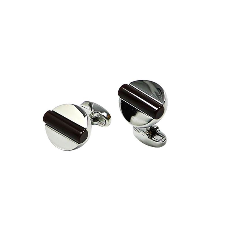 Bruine Onyx Ongebruikelijke Shirts Cuff Links