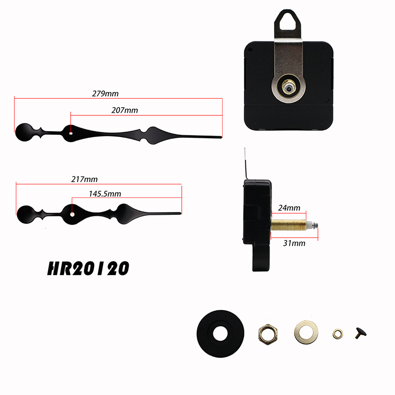 31mm grote koppel I as-wanduurbeweging en HR20120 uurhanden