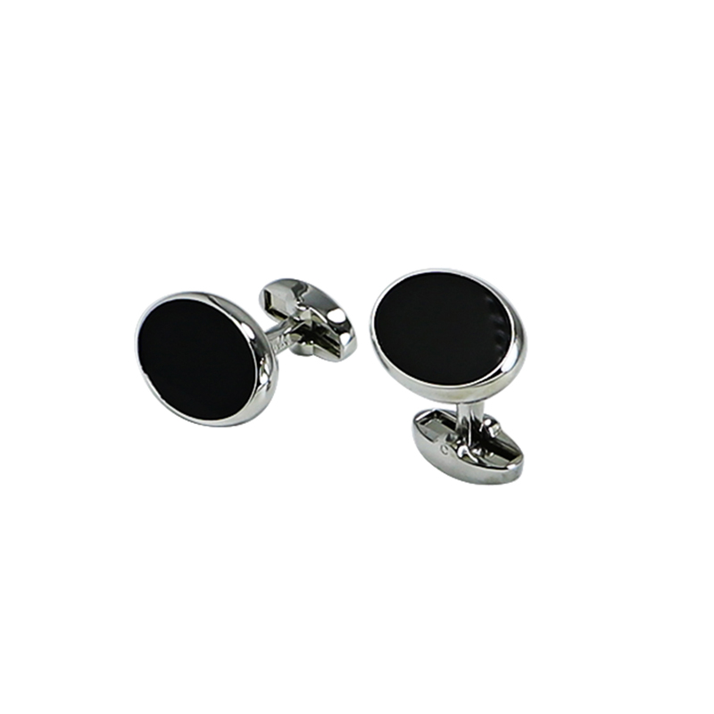 Bruine Oval Onyx Mannen Cuff Links