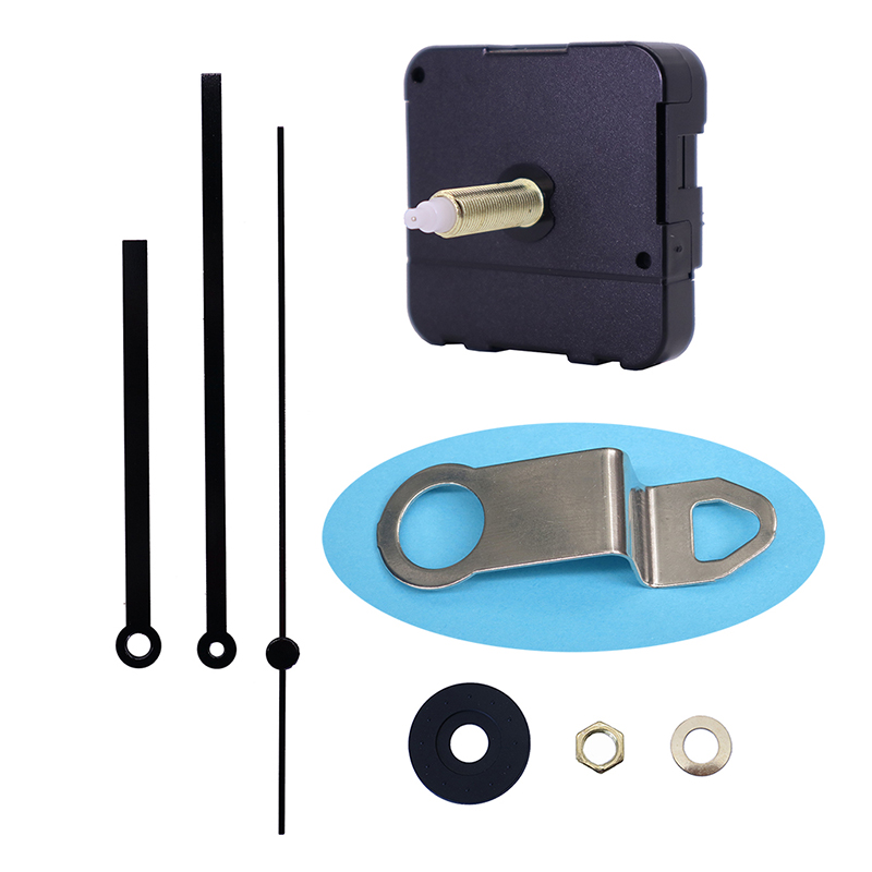 31mm stap kwarts uurbeweging en HR749 HR688 zwarte klok handen