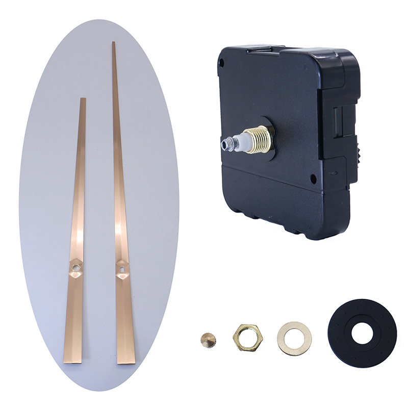 15mm muur kwarts klok beweging en HR10001 gouden klokwijzers