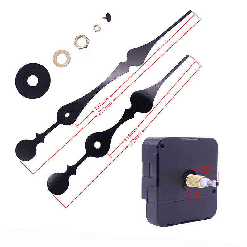 hete verkoop 20mm super koppel I as klokbeweging en grote wijzers