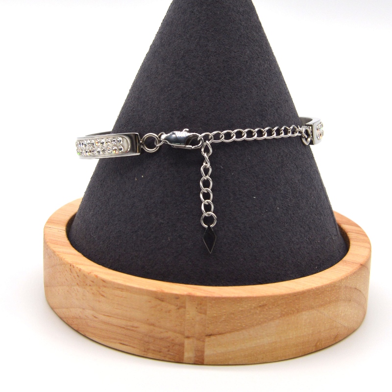 Steen van roestvrij staal Bangle rfbb0075