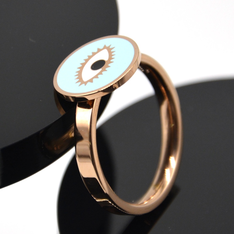 Rubber ring van roestvrij staal