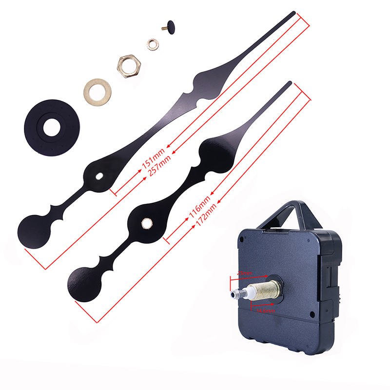 HR1688 23mm grootkoppel I as-wanduurbeweging en uurwijzers