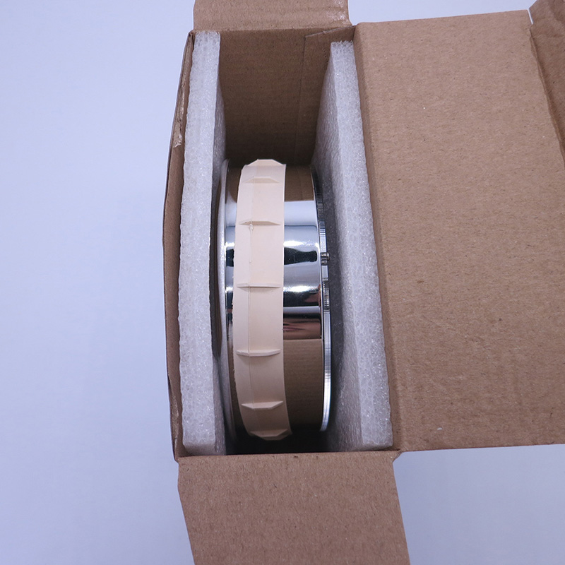 luxe zilveren diameter 133 MM metalen klokinzet