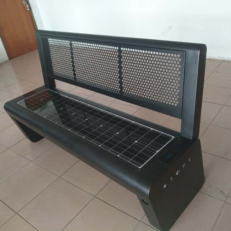 Draadloos opladen Fabrieksprijs Urban Seats Solar Garden Bench Fabrikant