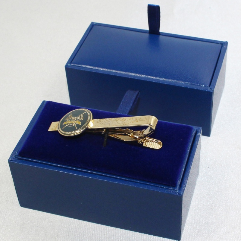 Item V-20 rechthoekige PU leren doos voor 60mm dasclip manchetknopen, enz. mm.85*45*36, gewicht over 55g