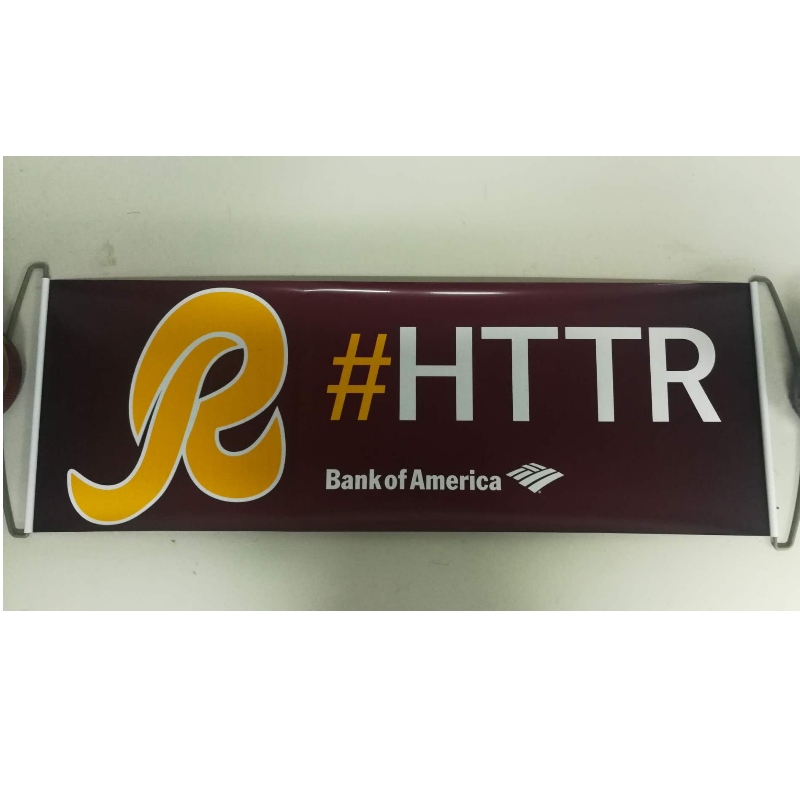 Custom Logo Hand Held Roller Banner- Redskins 24x68CM