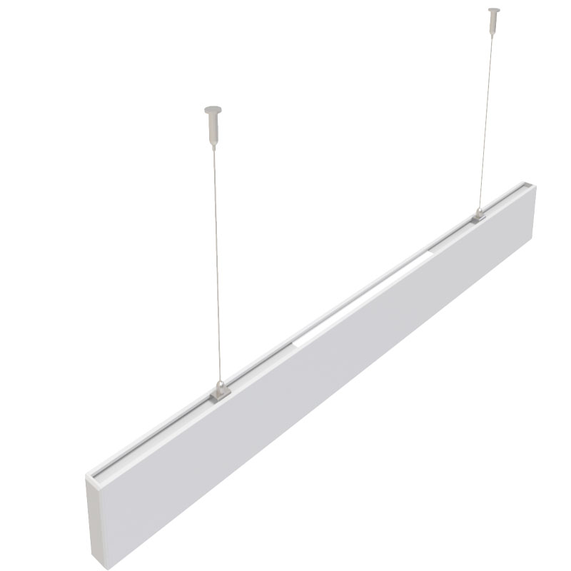 Mode op en neer uitstralend LED-decoratieproject Lineair licht voor eetzaalwinkelcentra Ofiice