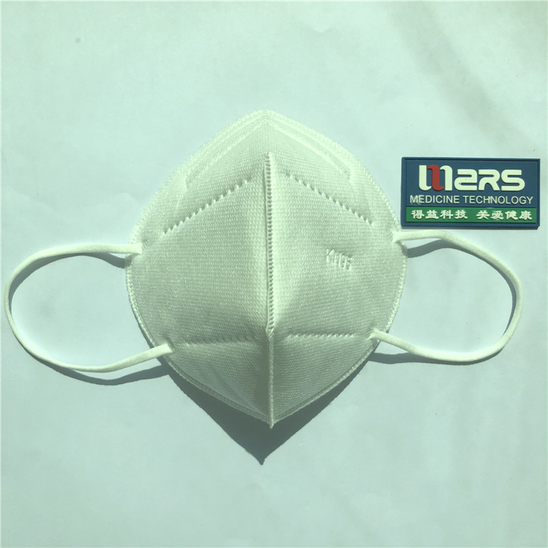 2020 Nonwoven KN95 Beschermend, niet-medisch opvouwbaar halfgelaagd gezichtsmasker met 5 lagen voor zelfgebruik