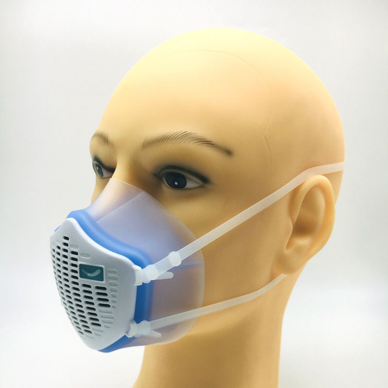 nieuwe G5 siliconen respirator nieuwe nano-MOF seing filf-sterilizlter voor COVID virus smog PM2.5 stof
