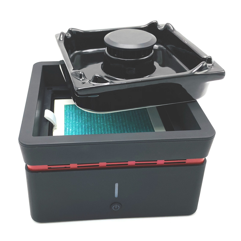 Elektronische intelligente zuivering geurloze rookloze asbak luchtreiniger anti tweedehands gerookt T3