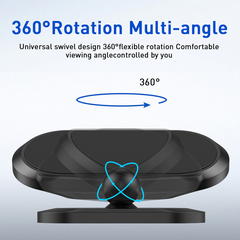 Magnetische autotelefoonhouder 360 ° rotatie Autohouder Magneet Telefoonhouder geschikt voor 4,0-6,4 inch voor Samsung, iPhone telefoonstandaard