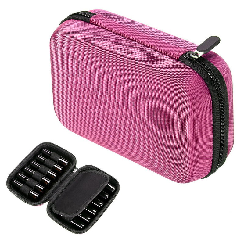 12 rooster etherische olie zak essentie olie fles opbergtas rits draagbare etherische olie verpakking opbergdoos