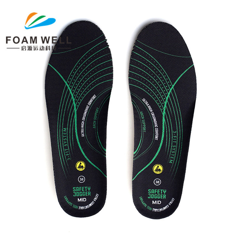 High Quality Breathable Pain Relief Comfortable Custom Molded EVA Foam Relax Insole