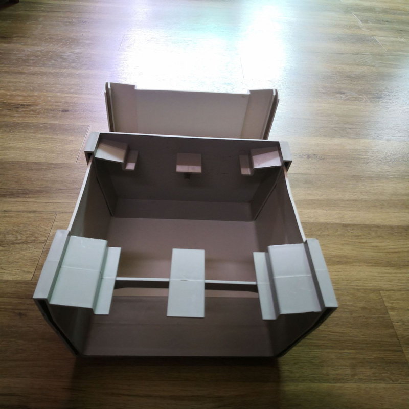 draagbare niet-giftige extrusie PVC-plastic bak voor grondloze zaadloze teelt van planten