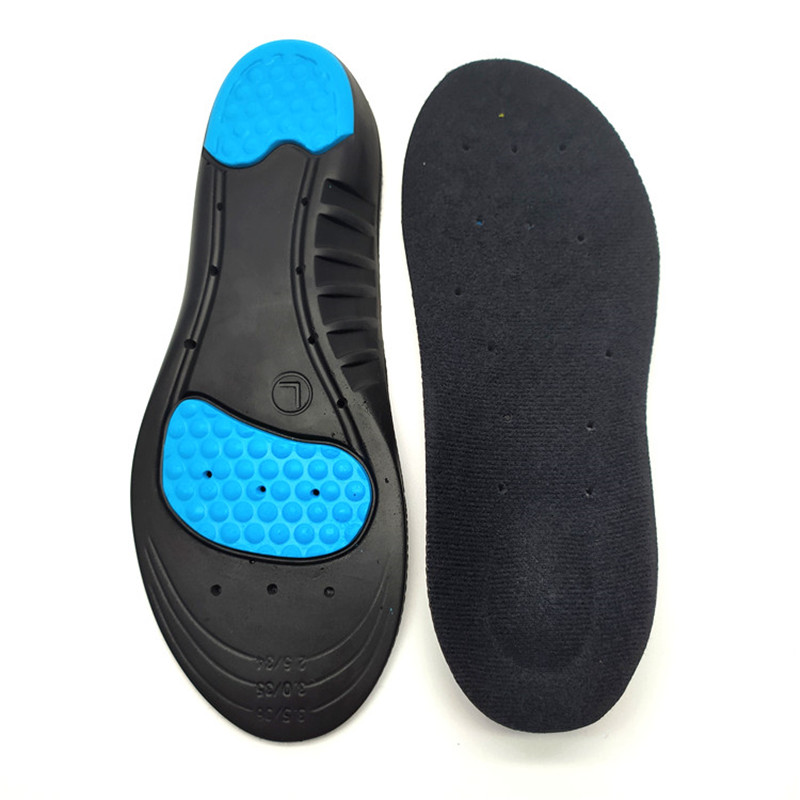2020 Modern Design Wholesale Anti Sweat Soft PU Cushion Shock Absorption Comfort Running Sport Insole Massage invoegen
