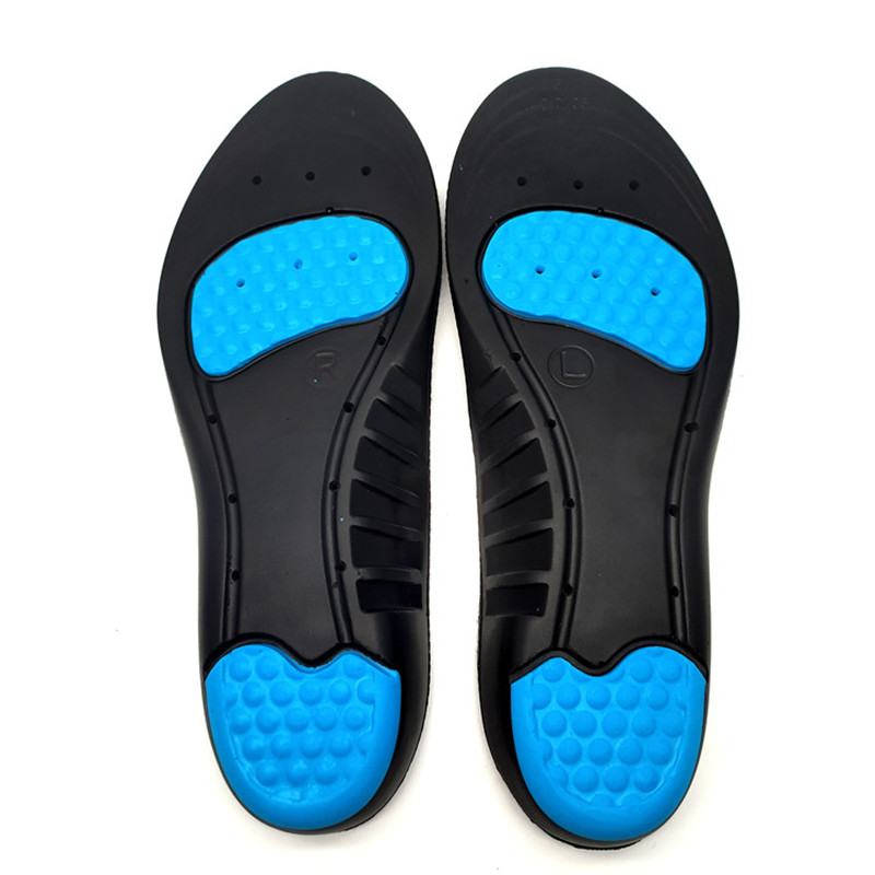 2020 Modern Design Wholesale Anti Sweat Soft PU Cushion Shock Absorption Comfort Running Sport Insole Massage invoegen
