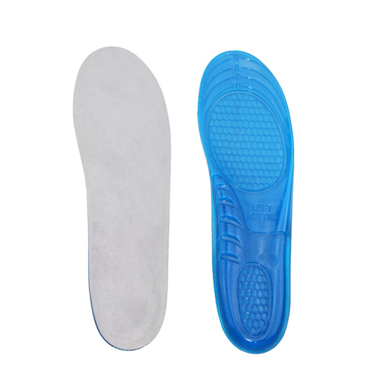 Niet-slip sport boog ondersteuning van comfort gel silicon pu schuim insole voor Feet Care pijnbestrijding