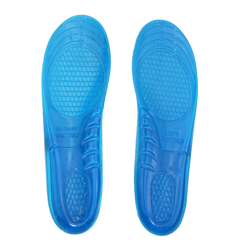 Niet-slip sport boog ondersteuning van comfort gel silicon pu schuim insole voor Feet Care pijnbestrijding