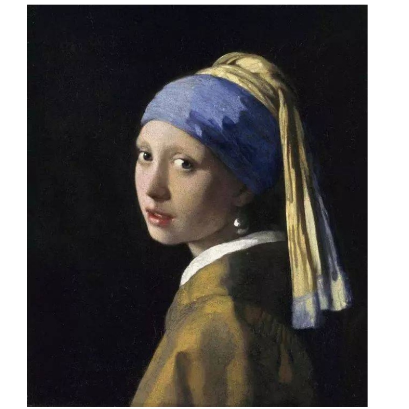 De uitnodigingskaart Johannes Vermeer Schilder, de uitnodigingskaart omvat witte enveloppen.Aangepast ontwerp