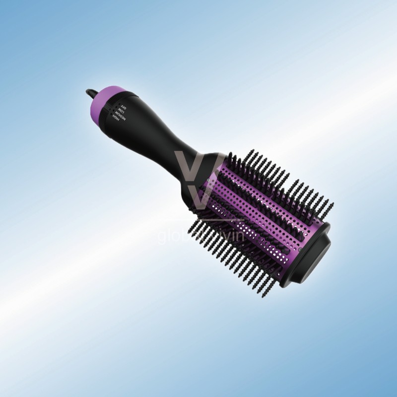 4-In-1 Barbed Teeth Hot Air Brush-VVD06