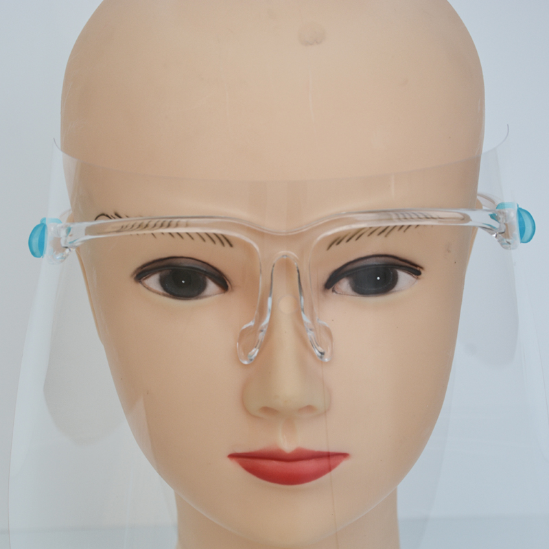 Vervangbare anti-condens Clear Face Splash-bril Face Guard PET-gezichtsscherm voor koken