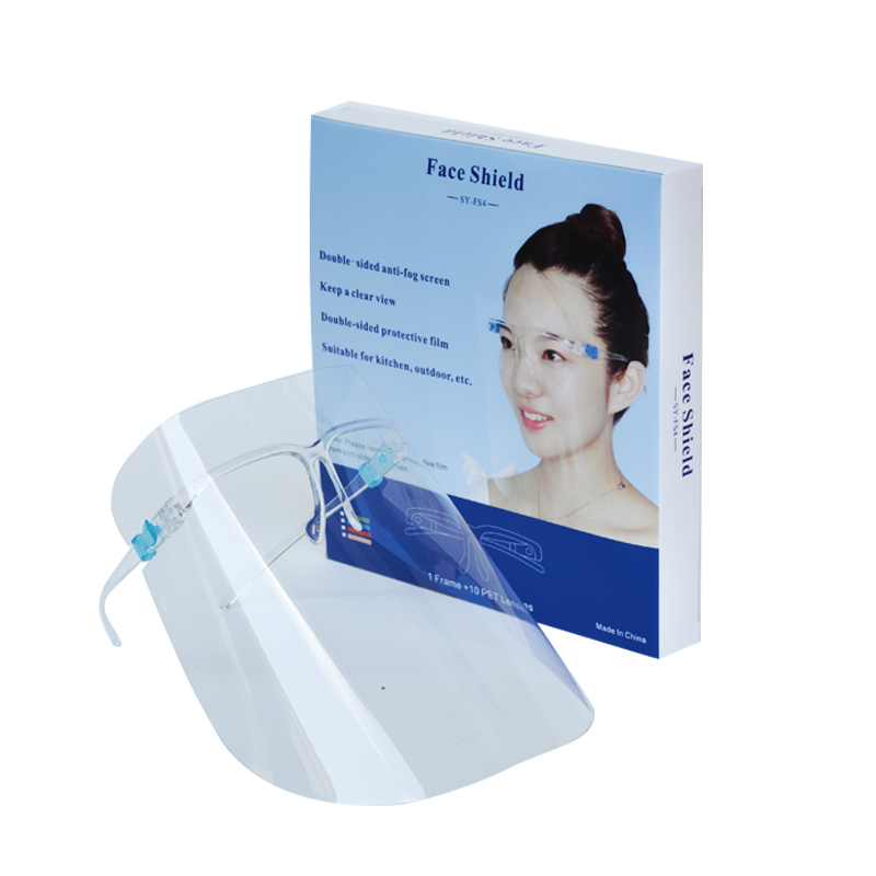 Plastic transparante beschermer Anti-spatten Volledige gezichtsbescherming van het gezicht Bril Face Guard Shield