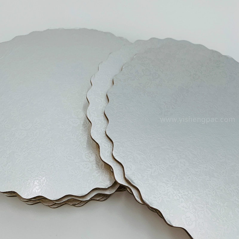 Gegratineerde Taartkarton Zilver 6 inch, Vetvrij Taartblok 15cm, Cakebodem Klein
