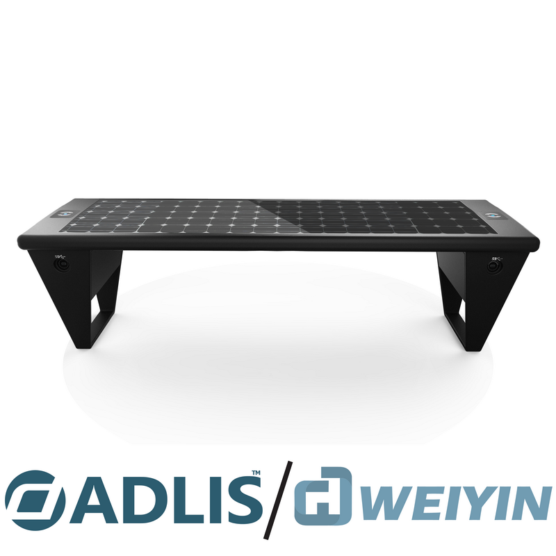 Bluetooth Gratis WiFi USB-oplader Draadloze oplaadbank met zonnepaneel