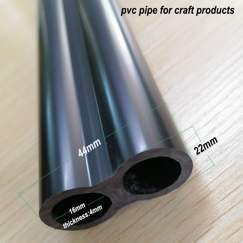 industrieel niveau Zwarte PVC-pijp voor speelgoed op maat gemaakte plastic buizen voor handrail voor beugels
