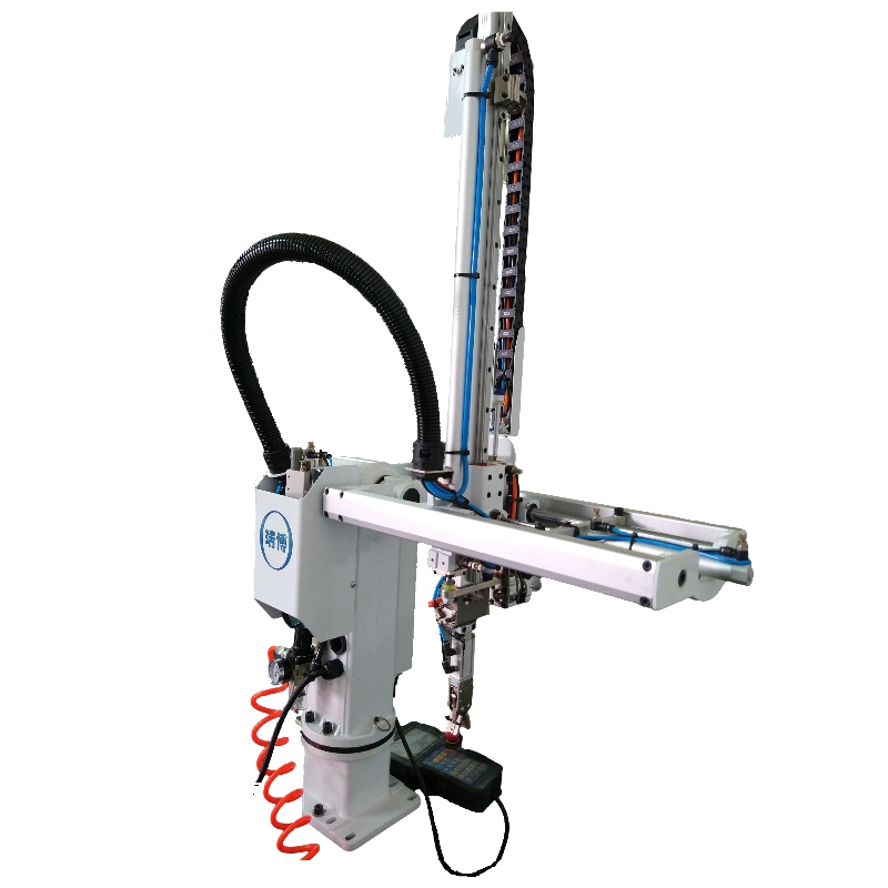 Spuitgietmachine fabrikant schuine arm robot