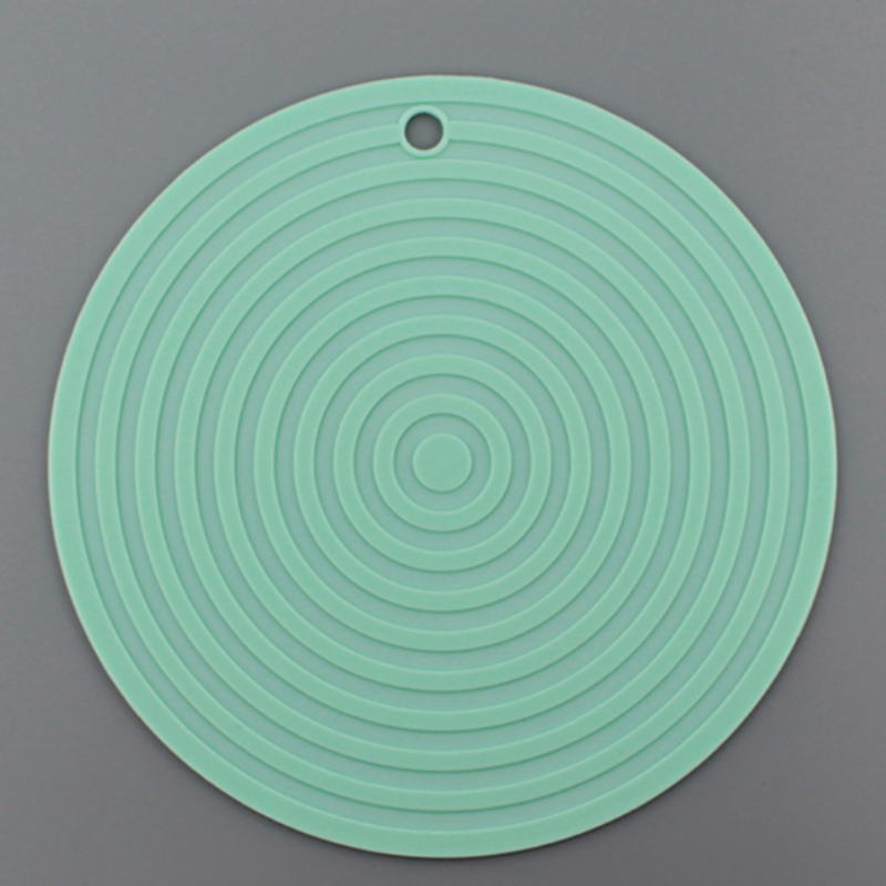 Rond gegolfd potkussen