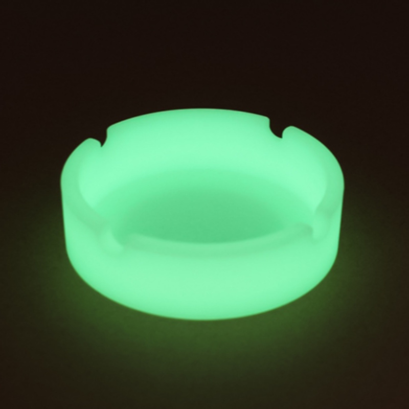 Ronde lichtgevende asbak