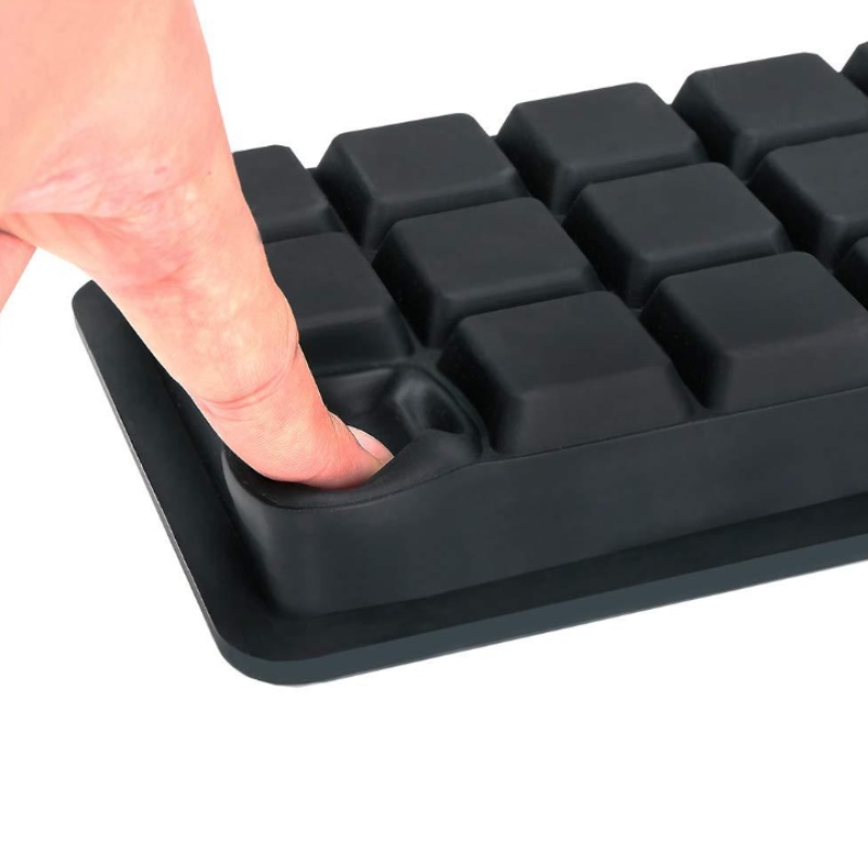 Silicagel 21 ijsrooster huishoudelijk ijsblok 21 koffer met dekselvorm, bevroren hulpvoedselbox ijsrooster kan worden aangepast met label